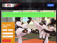 Tablet Screenshot of karatesarasota.com